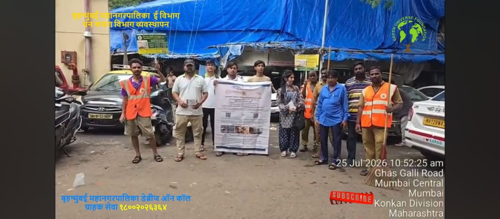 Awareness Campaign at Sane Guruji Marg, Parel