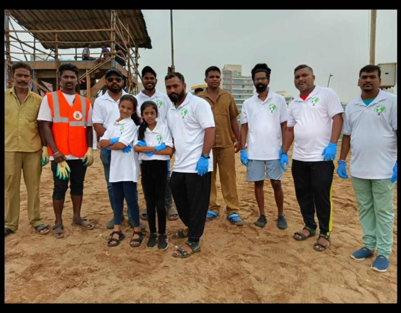 Our Clean-up Team on the Beach