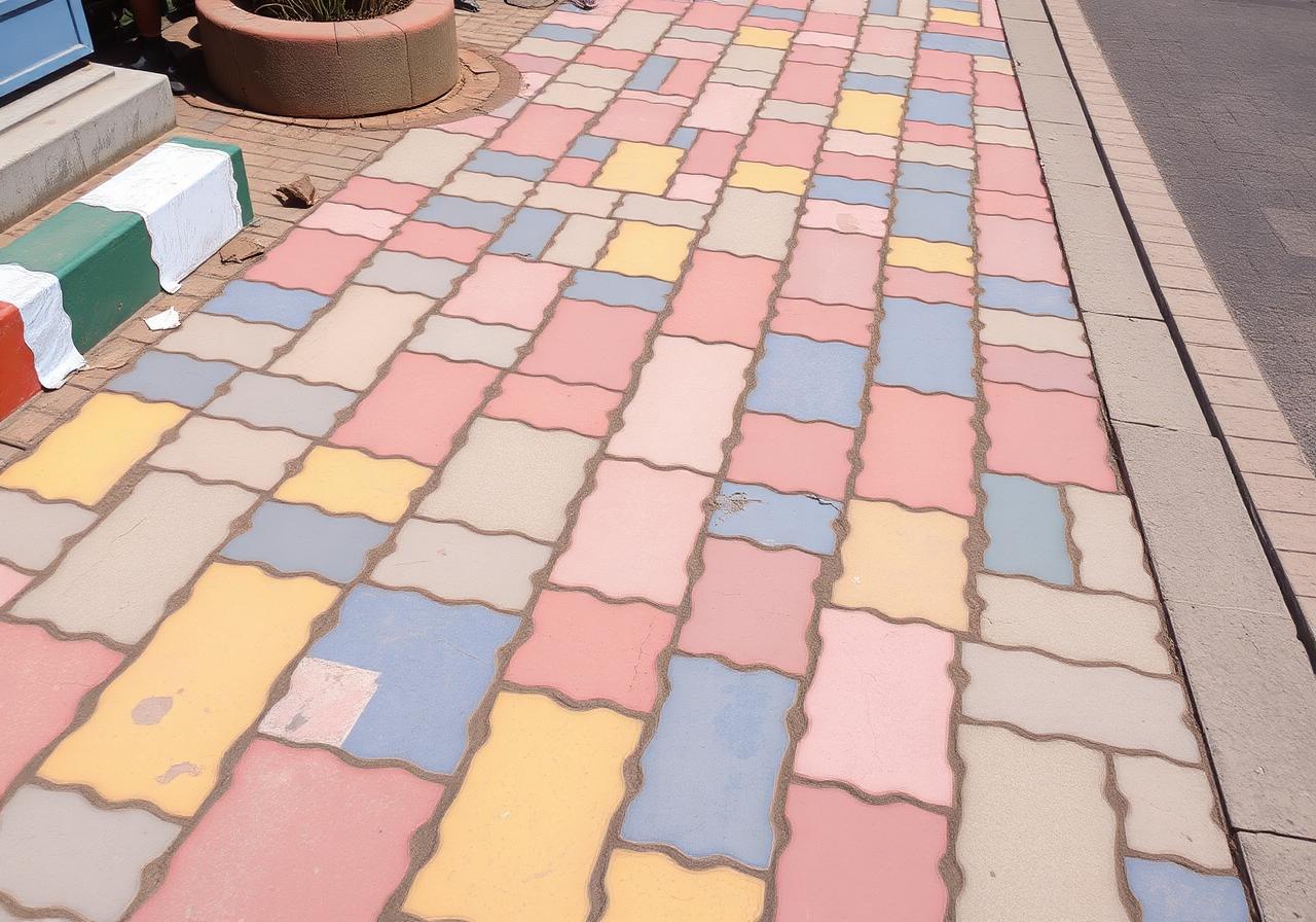 Recycled Interlocking Pavers