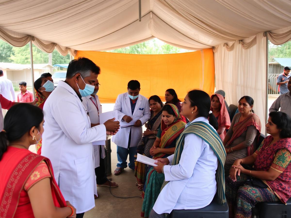 Free medical health check-up camp organised for the community