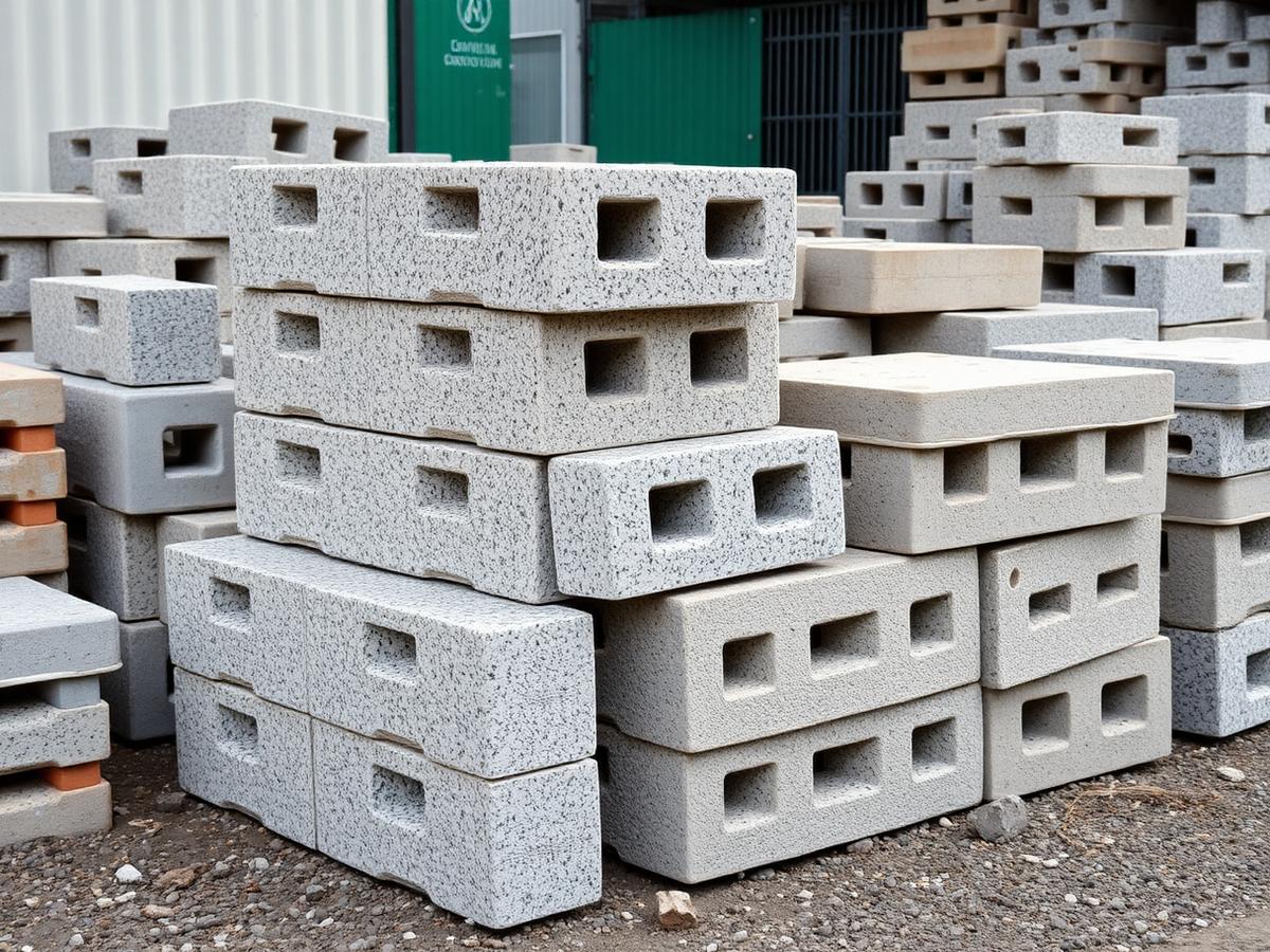 Recycled Concrete Blocks
